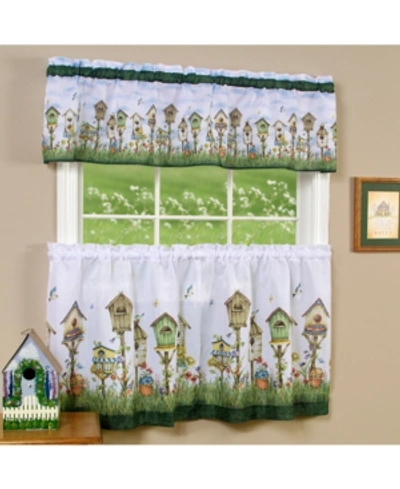 Achim Home Sweet Home Tier & Valance Set, 58" X 36" In Multi