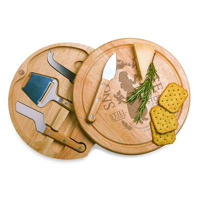 Picnic Time 's Ratatouille Circo Cheese Cutting Board & Tools Set In Brown