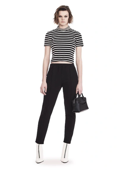 Alexander Wang Pull On Leggings In Black