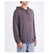 Derek Rose Marlowe Stretch-jersey Hoody In Brown