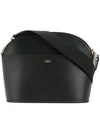 Apc Gabrielle Leather Shoulder Bag - Black