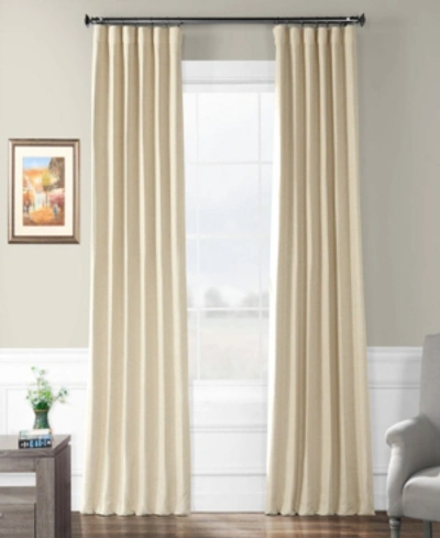 Exclusive Fabrics & Furnishings Bellino Blackout 50" X 108" Curtain Panel In Light Beige