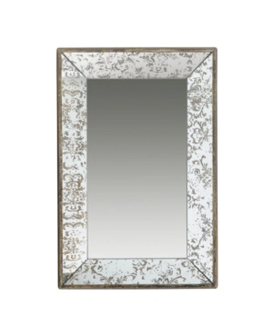 Ab Home Dorthea Rectangular Hanging Mirror, Large In Gray