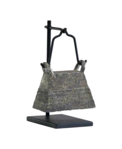 Cyan Design Antique Livestock Bell 3 Sculpture In Rust
