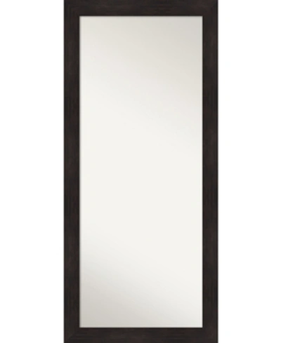 Amanti Art Elegant Brushed Honey Framed Floor/leaner Full Length Mirror, 28.75" X 64.75" In Bronze