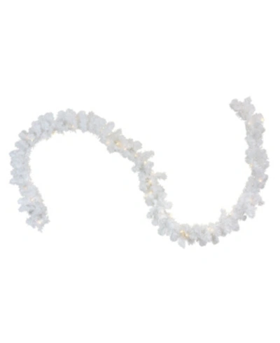 Northlight 9' Pre-lit Led White Pine Artificial Christmas Garland