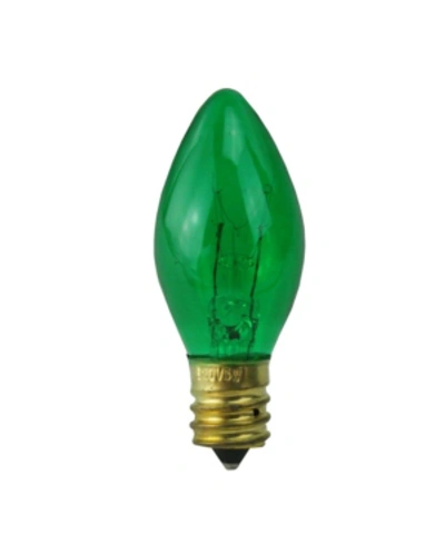 Northlight Pack Of 25 Incandescent C7 Green Christmas Replacement Bulbs
