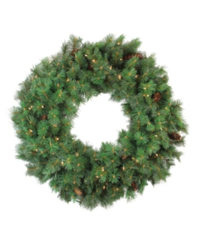 Northlight Pre-lit Royal Oregon Pine Artificial Christmas Wreath 36-inch Clear Lights In Green
