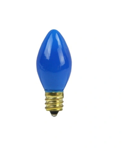 Northlight Pack Of 25 Incandescent C7 Blue Christmas Replacement Bulbs