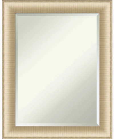 Amanti Art Elegant Brushed Honey Framed Bathroom Vanity Wall Mirror, 20.75" X 24.75" In Gold