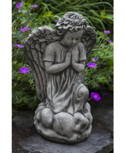 Campania International Angel's Prayer Animal Statuary In Slate