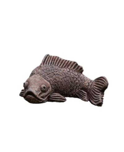 Campania International Large Koi Garden Statue In Brown