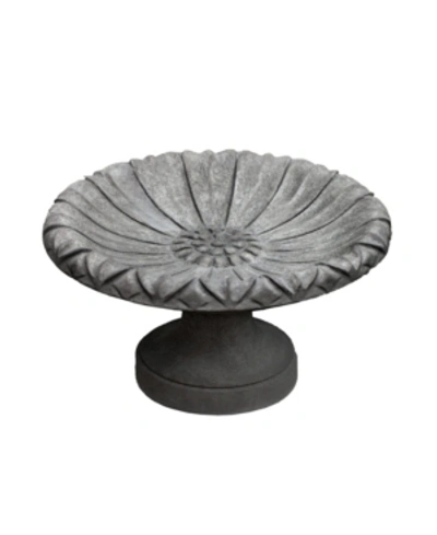 Campania International Lotus Birdbath In Camel