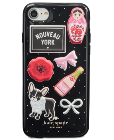 Kate Spade New York Make Your Own Iphone 7/8 Case In Black Multi