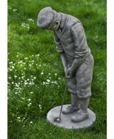 Campania International Classic Golfer Statuary In Slate