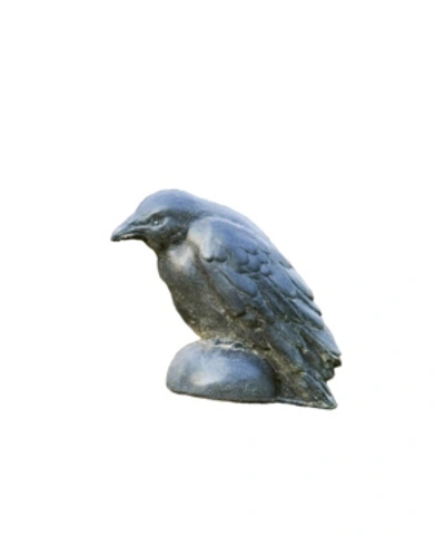 Campania International Small Raven Garden Statue In Brown