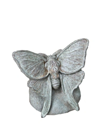 Campania International Lunar Moth Garden Statue In Black