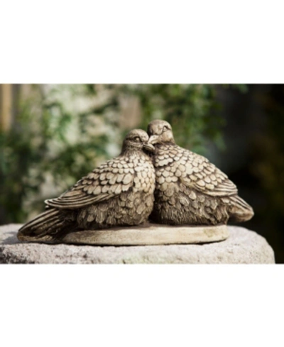 Campania International Lovebirds Garden Statue In Black