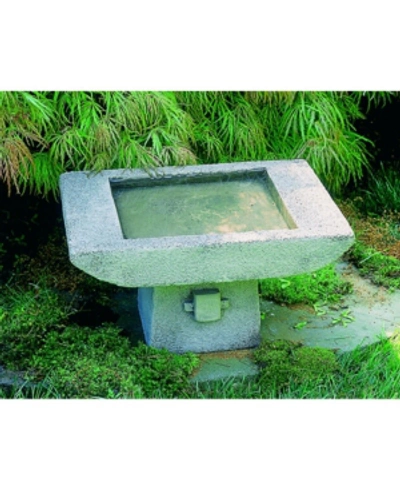 Campania International Kyoto Birdbath In Brown