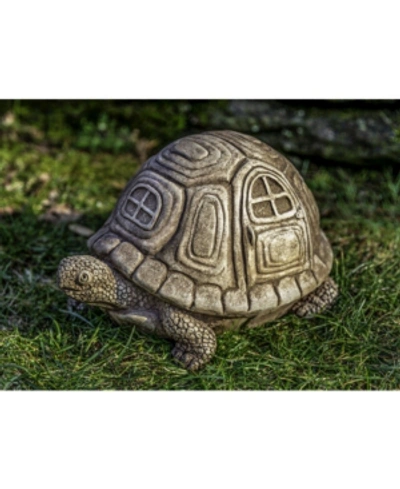 Campania International Traveling Turtle Garden Statue In Gray