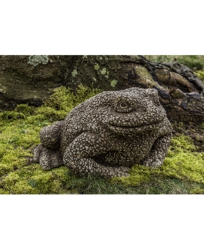 Campania International Forest Toad Garden Statue In Light Green
