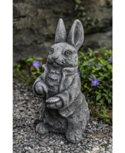 Campania International Rabbit Esq Statuary In Dark Gray