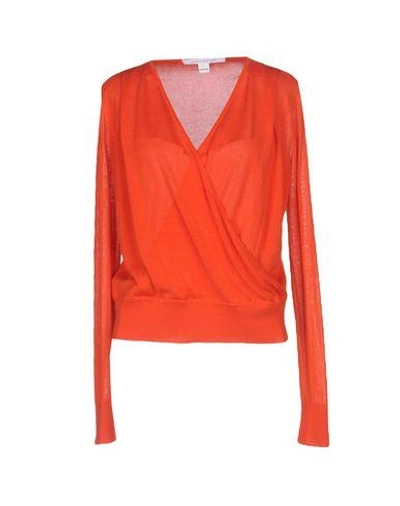 Diane Von Furstenberg Sweaters In Orange