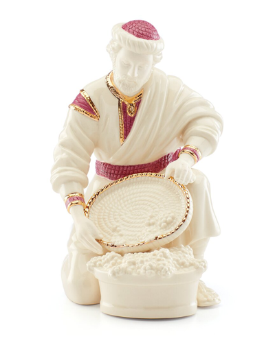 Lenox First Blessing Nativity Wine Maker Figurine In Multicolor
