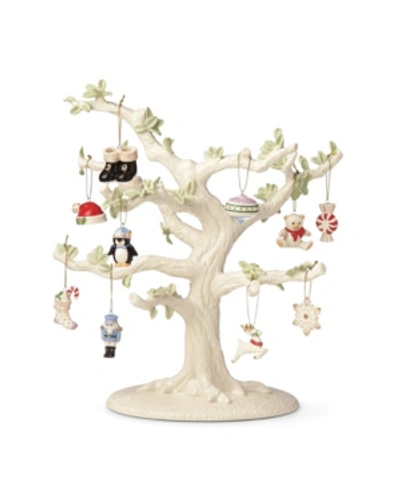 Lenox Christmas Memories 10-piece Ornament & Tree Set In Multi And No Color