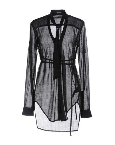 Marcelo Burlon County Of Milan Shirts & Blouses With Bow In Black