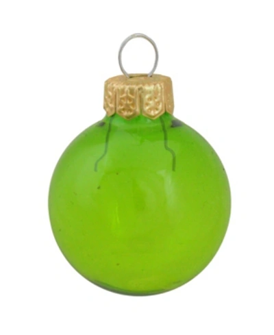 Whitehurst Clear Christmas Ornaments, Box Of 40 In Green