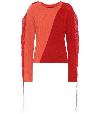 Maison Margiela Wool Sweater In Red
