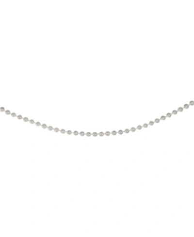 Northlight Unlit Shiny Clear Iridescent Beaded Artificial Christmas Garland