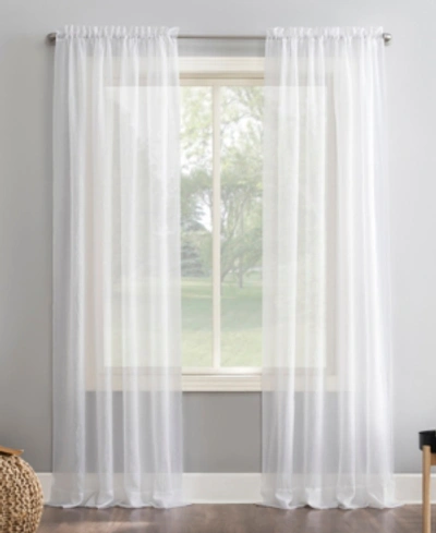 No. 918 Erica Rod Pocket Curtain Panel, 51" X 108" In Eggshell