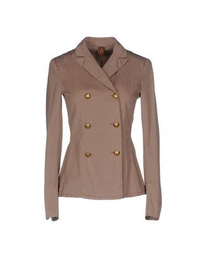 Dondup Blazer In Khaki
