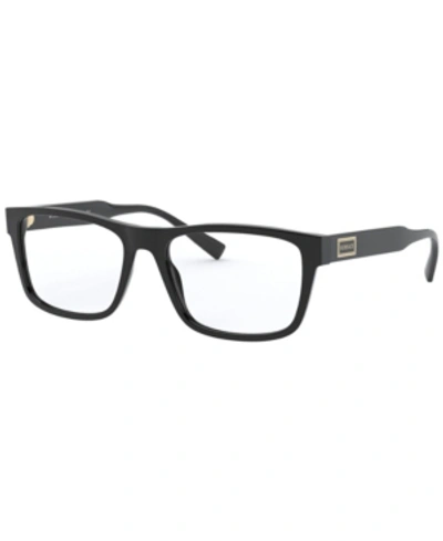 Versace Ve3277 Men's Pillow Eyeglasses In Black