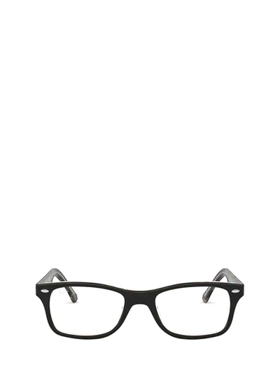 Ray Ban Ray-ban Rx5228 Unisex Square Eyeglasses In Black