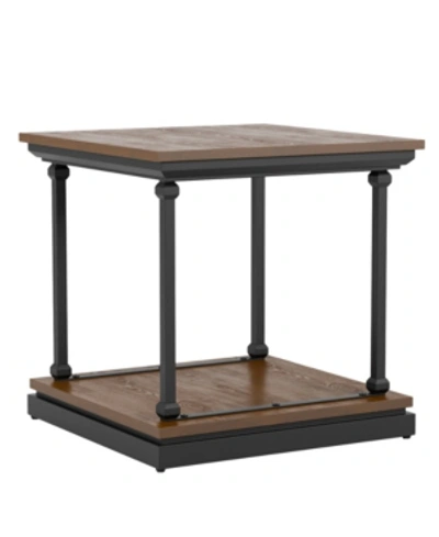 Furniture Of America Grestin 1 Shelf End Table In Brown