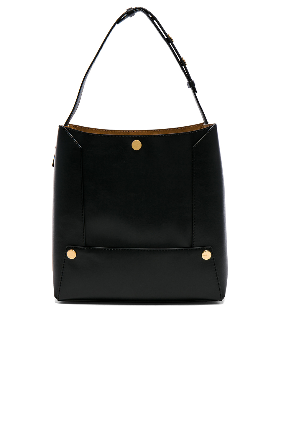 Stella Mccartney Textured Eco Alter Nappa Bucket Bag In Black | ModeSens