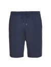 Derek Rose - Marlowe Jersey Pyjama Shorts - Mens - Blue