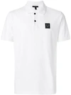 Belstaff Piqu&eacute;-knit Polo Shirt In White