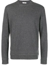 Valentino Rockstud-embellished Cashmere Sweater In Grey