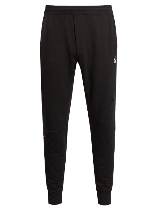 Polo Ralph Lauren Logo-embroidered Performance Track Pants In Black ...