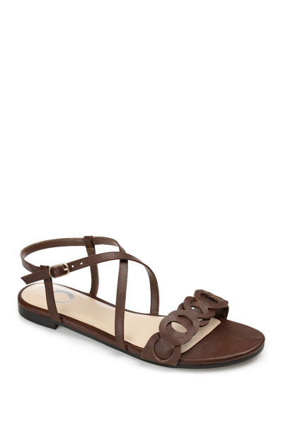 Journee Collection Collection Women's Jalia Sandal In Brown