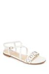 Journee Collection Women's Jalia Sandal In White