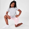 Champion Kids' Toddler Girls Script Tee And Mesh Short, 2 Piece Set In Pink