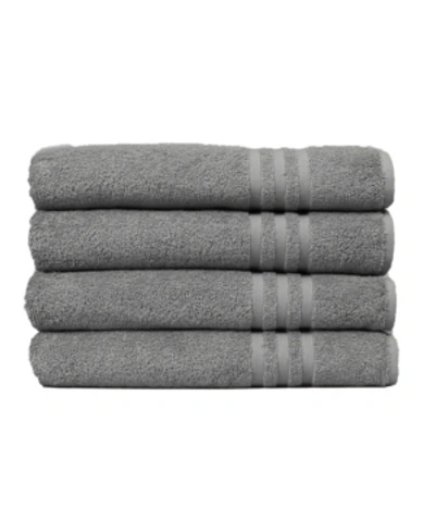 Linum Home Denzi 4-pc. Bath Towel Set Bedding In Dark Grey