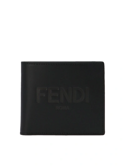 Fendi Bi-fold Wallet In Black