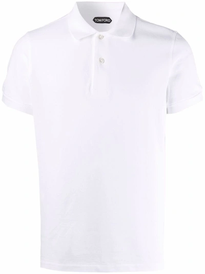 Tom Ford Cotton Polo In White