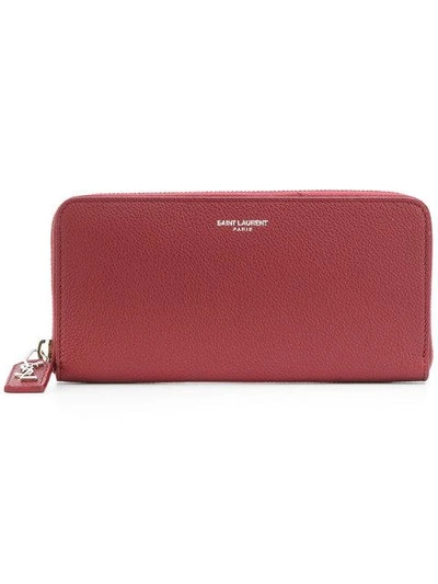 Saint Laurent Classic Rive Gauche Wallet - Red